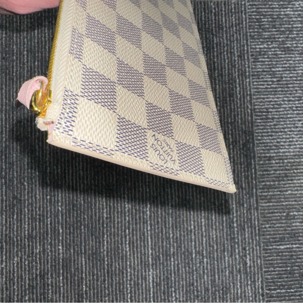 LOUIS VUITTON DAMIER AZUR FELICIE WALLET COIN ZIP - Picture 5 of 10